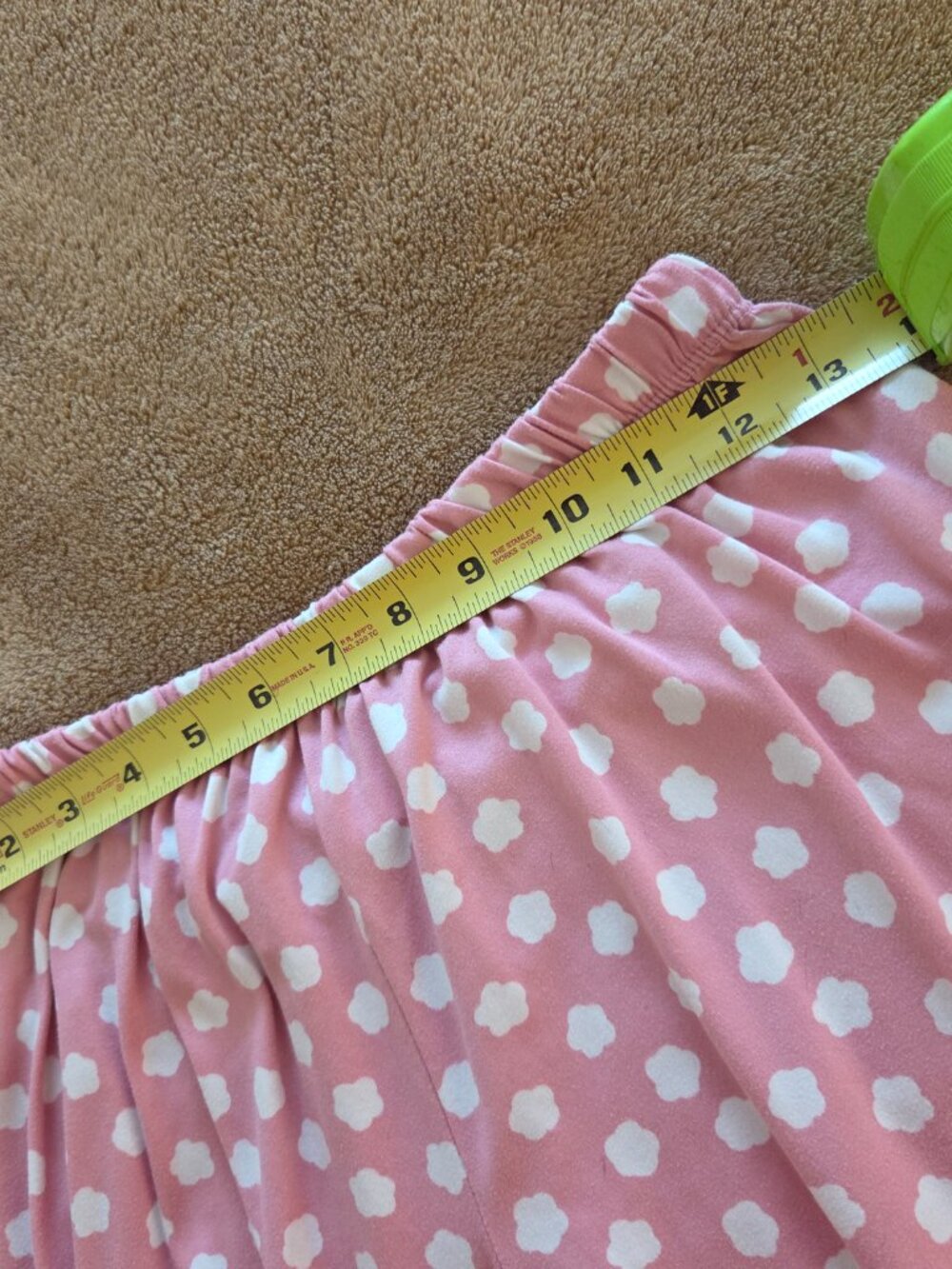 Kate Spade Pajama Set Size S Pink Clouds Short Sleeve Wide Capris ID SKYKH Cozy - Picture 11 of 14